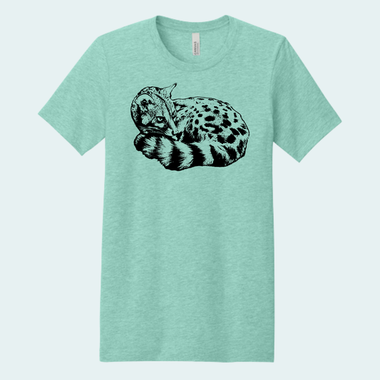 Large Spotted Genet (Limited Edition for October) Unisex Bella + Canvas Tee