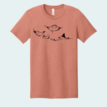 Cownose Rays (Limited Edition for October) Unisex Bella + Canvas Tee