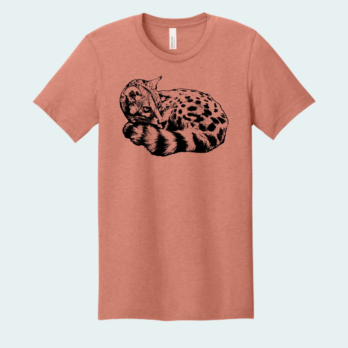Large Spotted Genet (Limited Edition for October) Unisex Bella + Canvas Tee