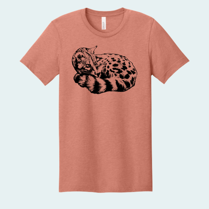 Large Spotted Genet (Limited Edition for October) Unisex Bella + Canvas Tee