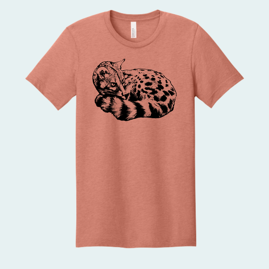 Large Spotted Genet (Limited Edition for October) Unisex Bella + Canvas Tee
