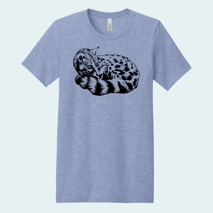 Large Spotted Genet (Limited Edition for October) Unisex Bella + Canvas Tee