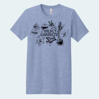 Wildly Connected - Pollinator Partnership Fundraiser (Limited Edition for October) Unisex Bella + Canvas Tee