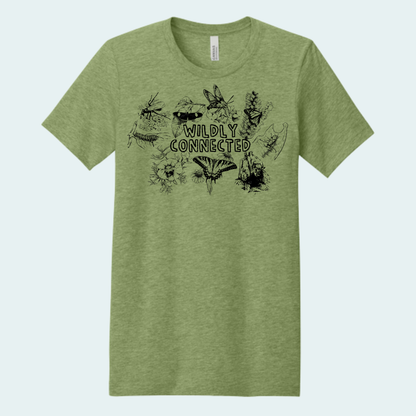 Wildly Connected - Pollinator Partnership Fundraiser (Limited Edition for October) Unisex Bella + Canvas Tee
