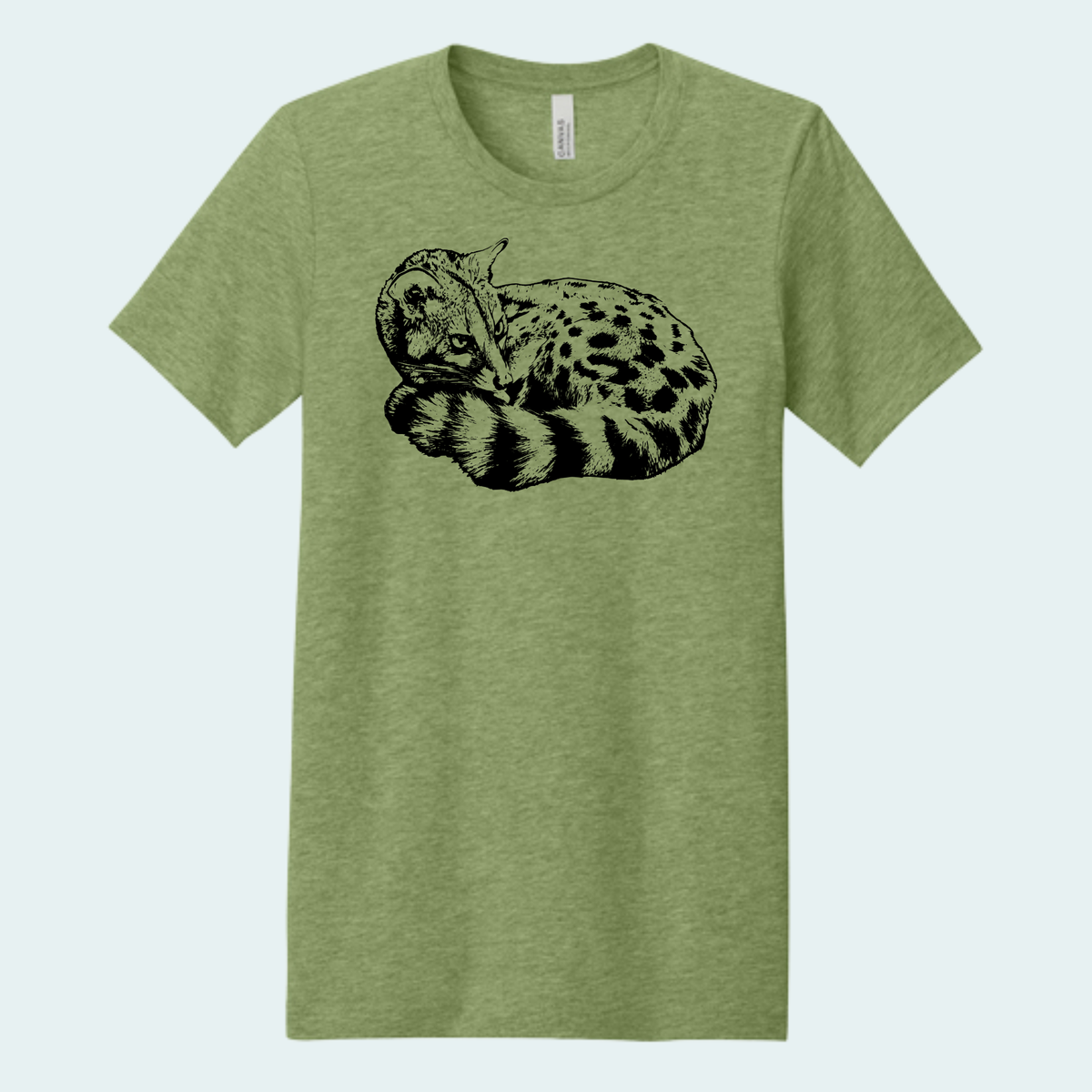 Large Spotted Genet (Limited Edition for October) Unisex Bella + Canvas Tee