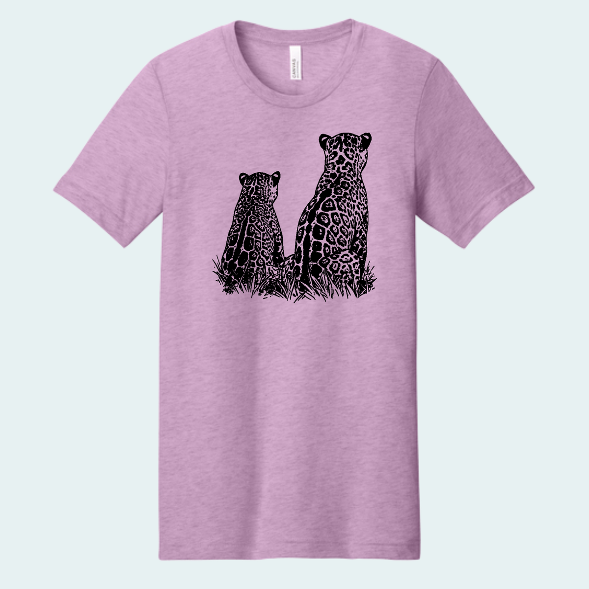 Two Jaguars -Fundraiser for Wild Cat Research and Management (Limited Edition for October) Unisex Bella + Canvas Tee