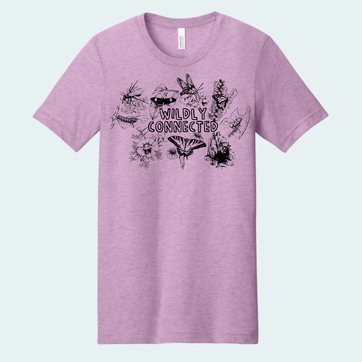 Wildly Connected - Pollinator Partnership Fundraiser (Limited Edition for October) Unisex Bella + Canvas Tee