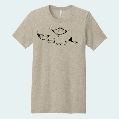 Cownose Rays (Limited Edition for October) Unisex Bella + Canvas Tee