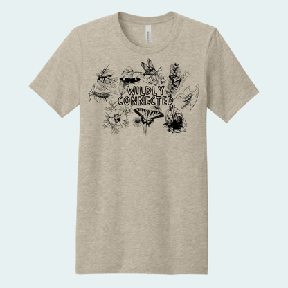 Wildly Connected - Pollinator Partnership Fundraiser (Limited Edition for October) Unisex Bella + Canvas Tee