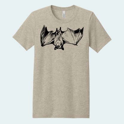 Straw Colored Fruit Bat (Limited Edition for October) Unisex Bella + Canvas Tee