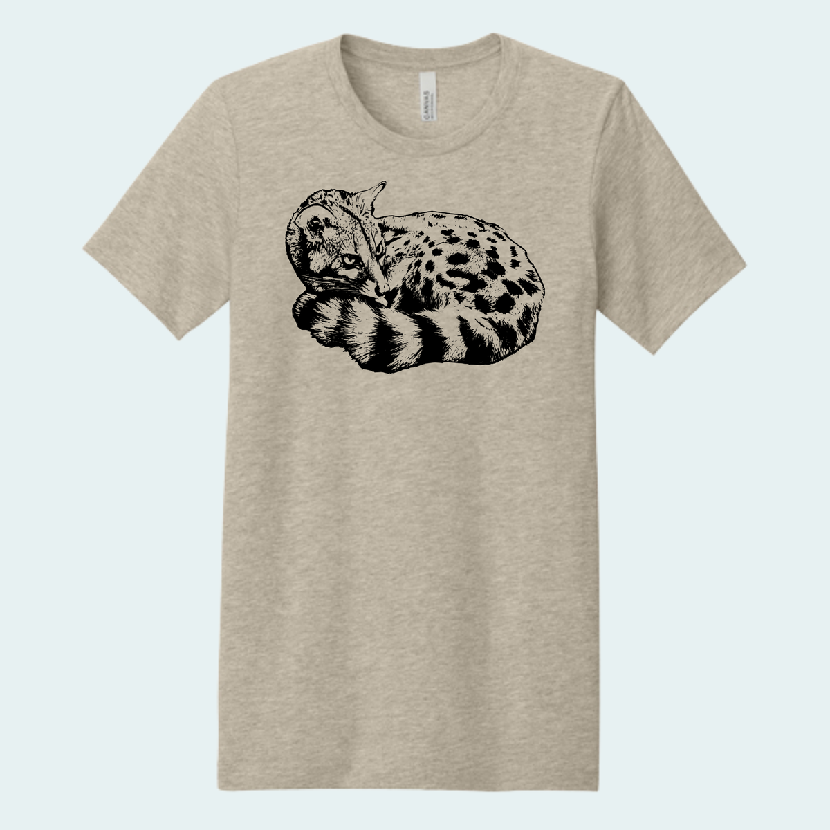 Large Spotted Genet (Limited Edition for October) Unisex Bella + Canvas Tee