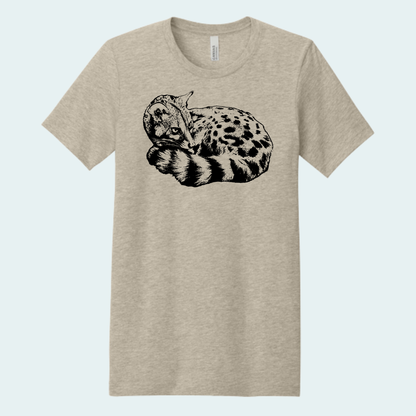 Large Spotted Genet (Limited Edition for October) Unisex Bella + Canvas Tee