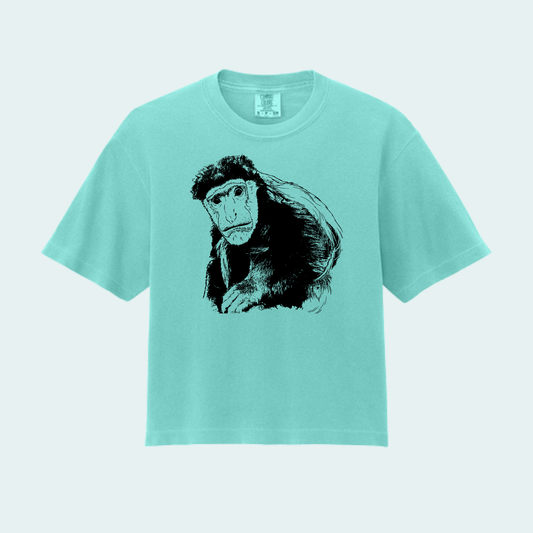Guereza Colobus Fundraiser (Limited Edition for August) Women’s Boxy Crop Tee