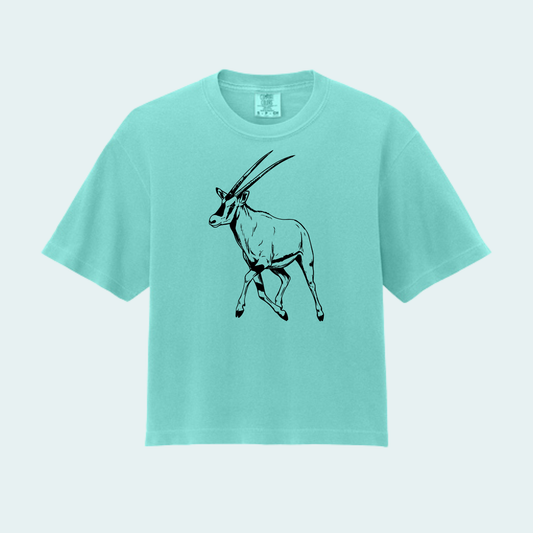 Beisa Oryx (Limited Edition for August) Women’s Boxy Crop Tee