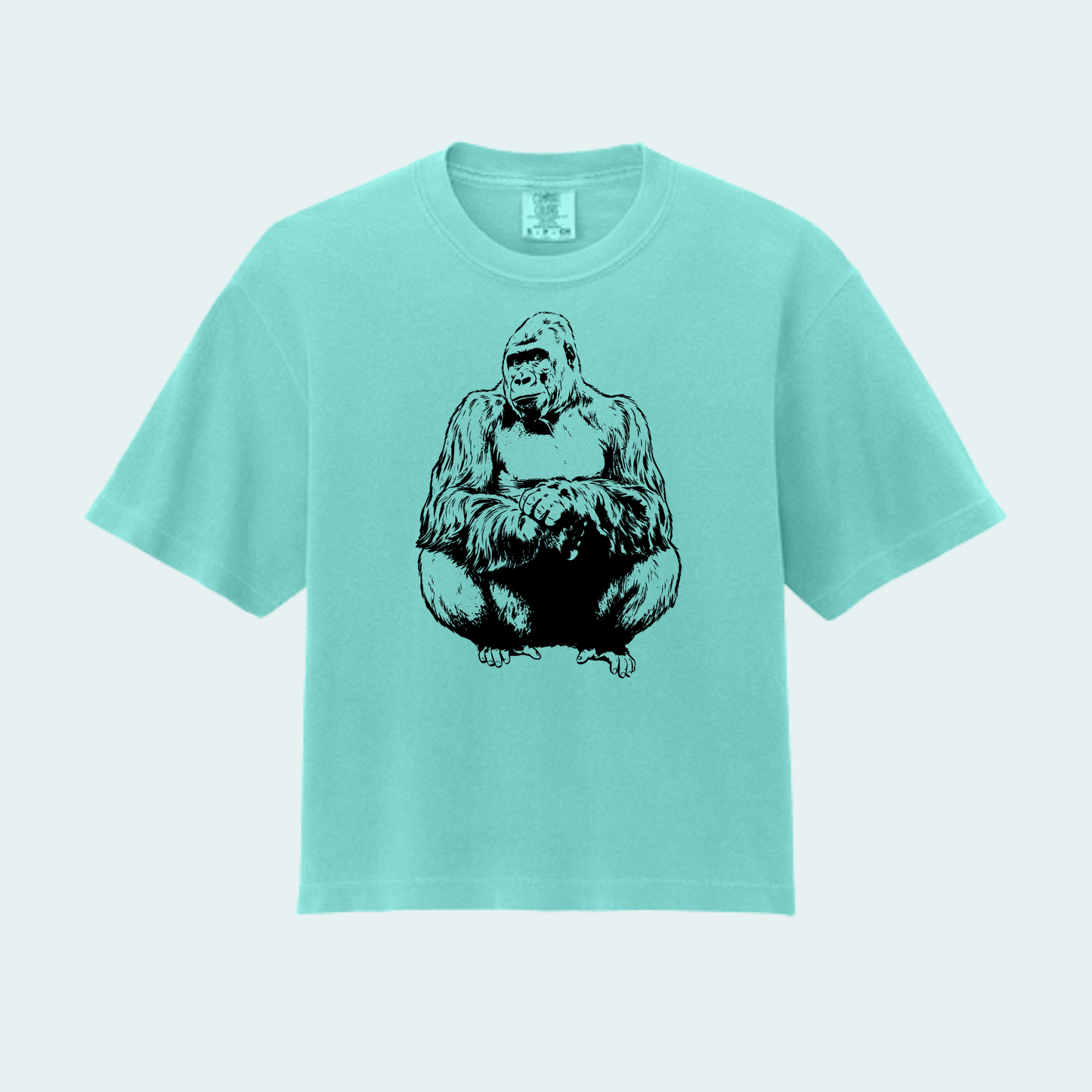 Western lowland Gorilla (Limited Edition for September) Women’s Boxy Crop Tee