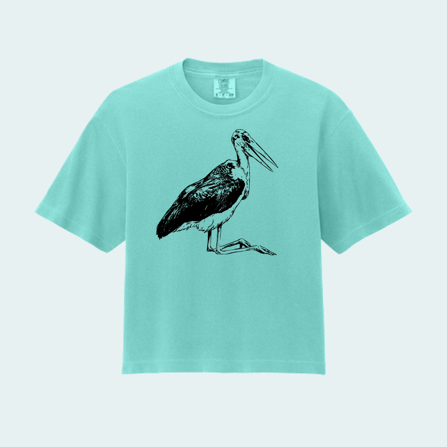 Marabou Stork (Limited Edition for August) Women’s Boxy Crop Tee