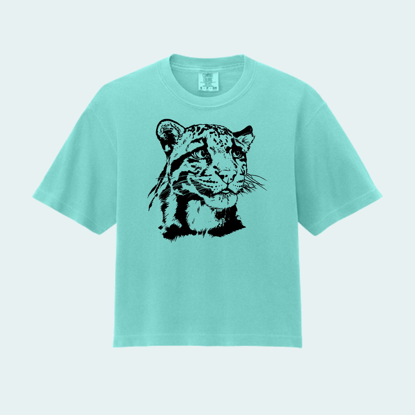 Clouded Leopard (Limited Edition for September) Women’s Boxy Crop Tee