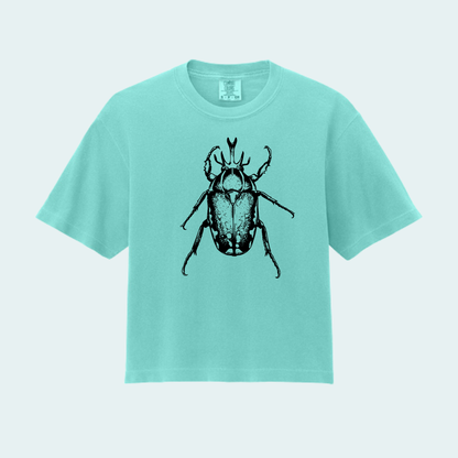 Magnificent Flower Beetle (Limited Edition for September) Women’s Boxy Crop Tee