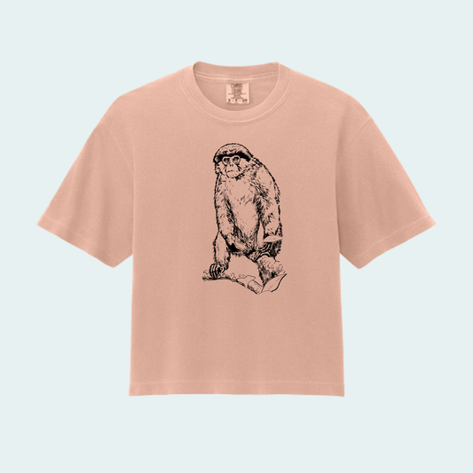 Red Colobus Fundraiser (Limited Edition for August) Women’s Boxy Crop Tee