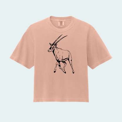 Beisa Oryx (Limited Edition for August) Women’s Boxy Crop Tee