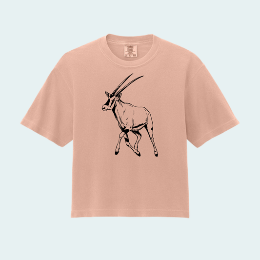 Beisa Oryx (Limited Edition for August) Women’s Boxy Crop Tee