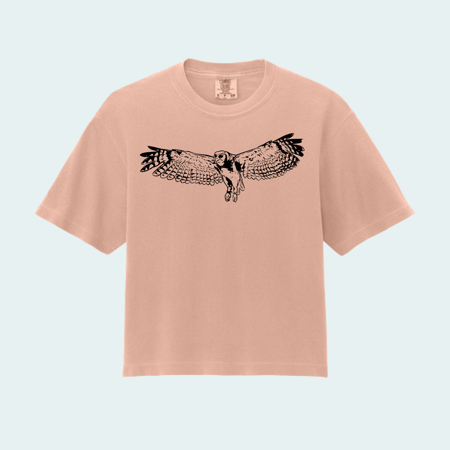 Verreaux's Eagle Owl (Limited Edition for August) Women’s Boxy Crop Tee