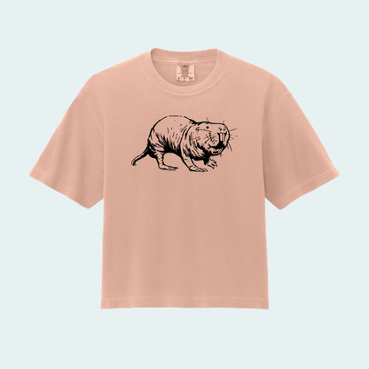 Naked Mole Rat (Limited Edition for August) Women’s Boxy Crop Tee