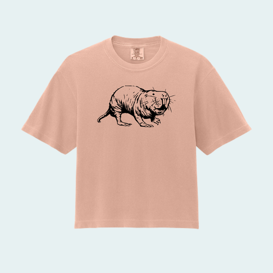 Naked Mole Rat (Limited Edition for August) Women’s Boxy Crop Tee