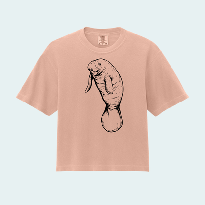 Manatee (Limited Edition for September) Women’s Boxy Crop Tee