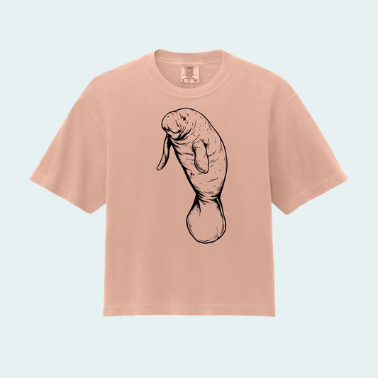 Manatee (Limited Edition for September) Women’s Boxy Crop Tee
