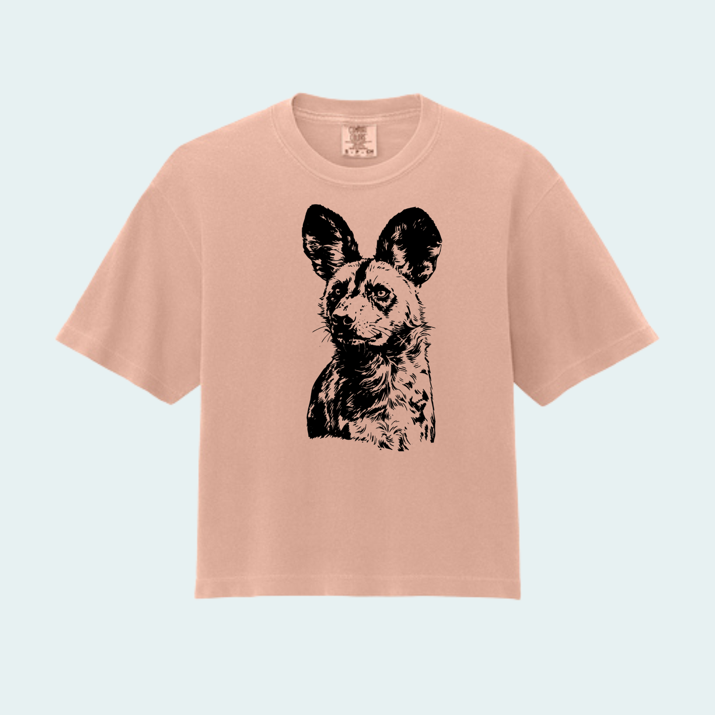 Kalahari African Wild Dog Conservation Trust Fundraiser (Limited Edition for September) Women’s Boxy Crop Tee