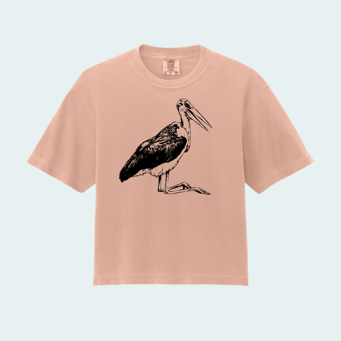 Marabou Stork (Limited Edition for August) Women’s Boxy Crop Tee