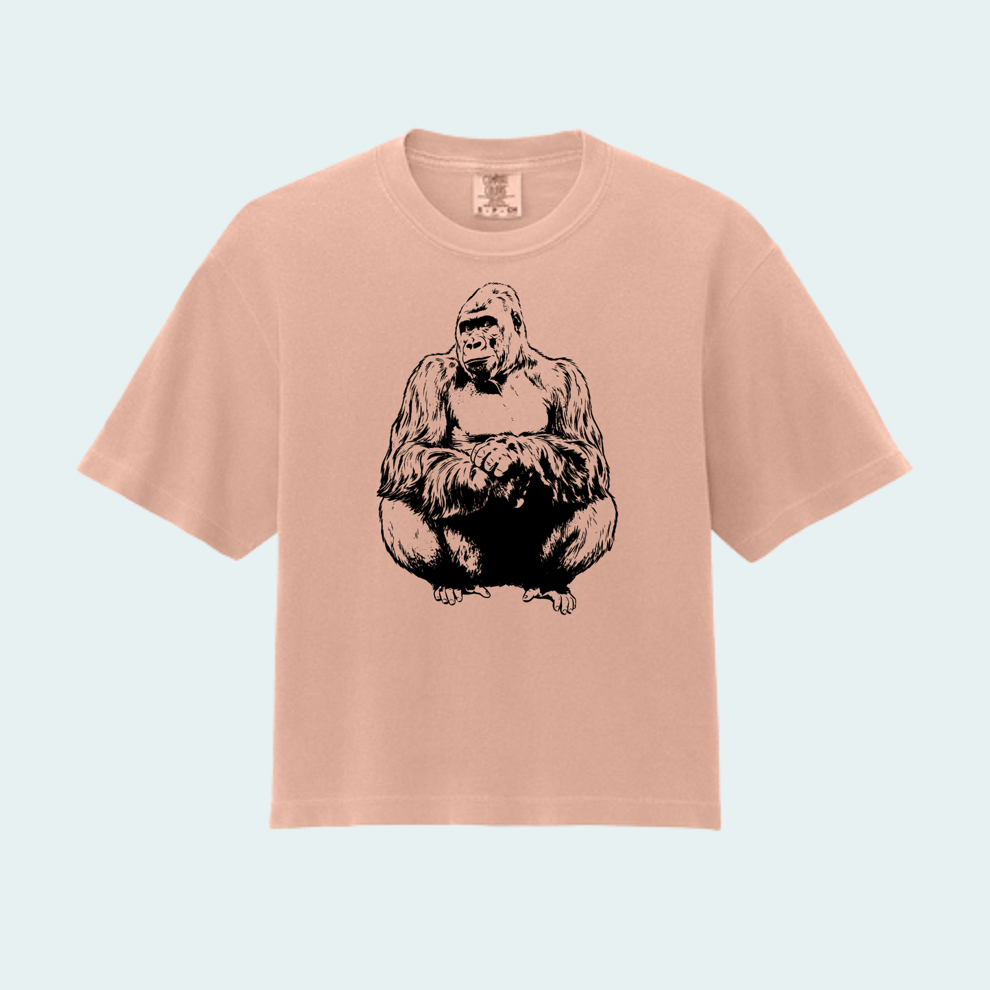 Western lowland Gorilla (Limited Edition for September) Women’s Boxy Crop Tee
