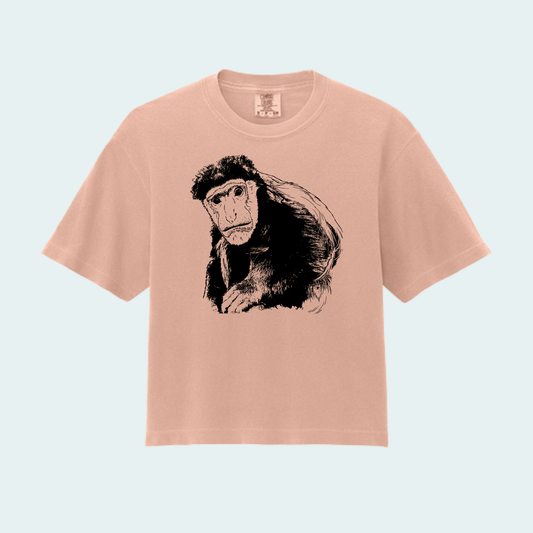 Guereza Colobus Fundraiser (Limited Edition for August) Women’s Boxy Crop Tee