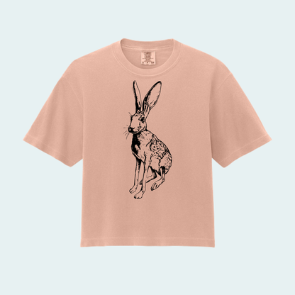 Antelope Jackrabbit (Limited Edition for August) Women’s Boxy Crop Tee