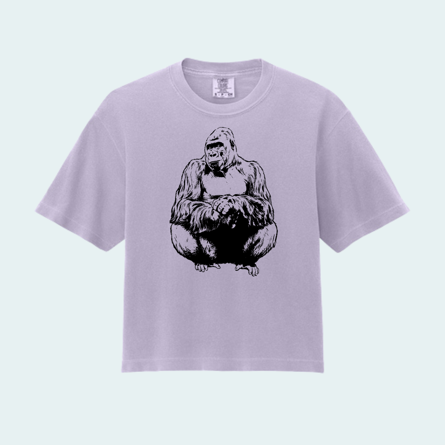 Western lowland Gorilla (Limited Edition for September) Women’s Boxy Crop Tee