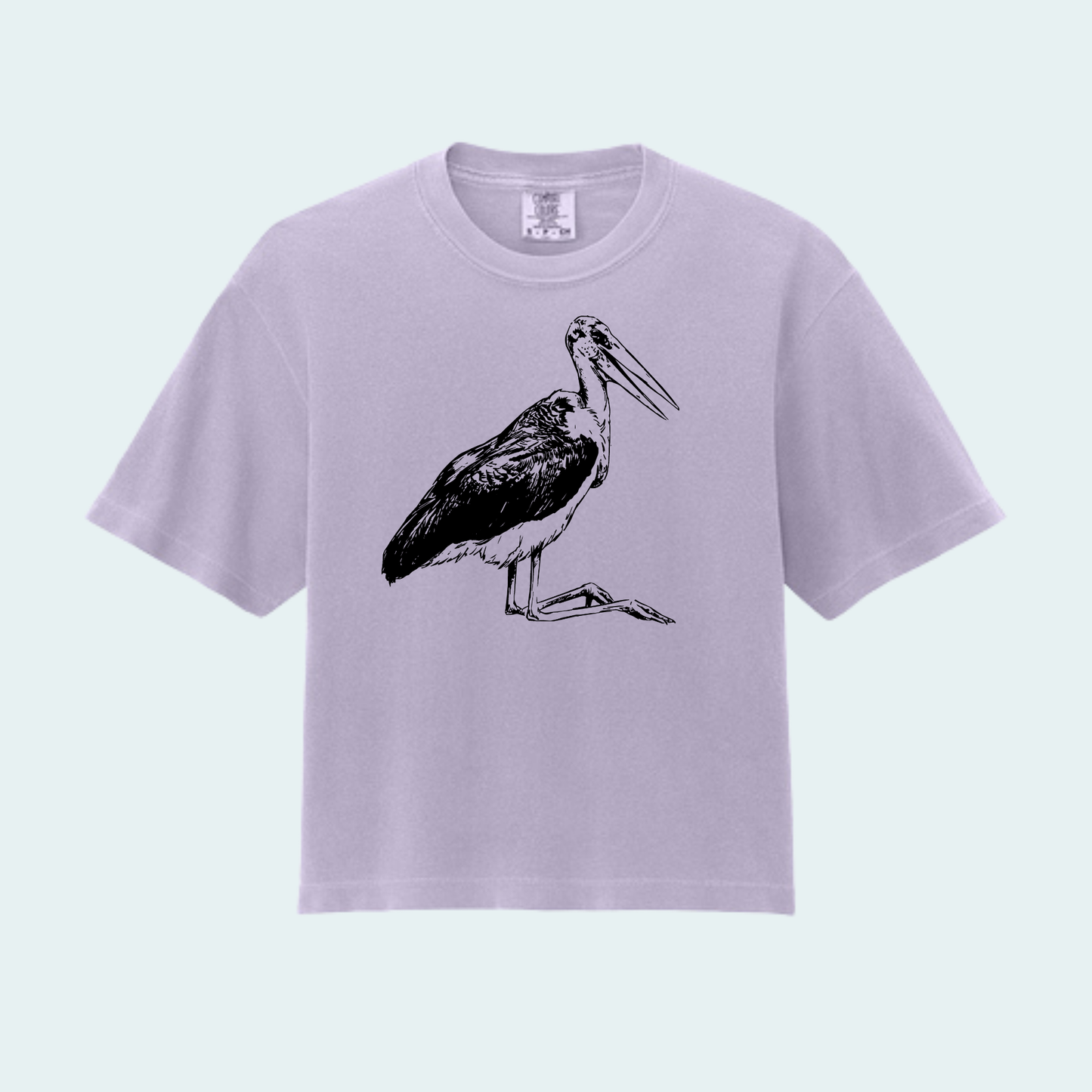 Marabou Stork (Limited Edition for August) Women’s Boxy Crop Tee