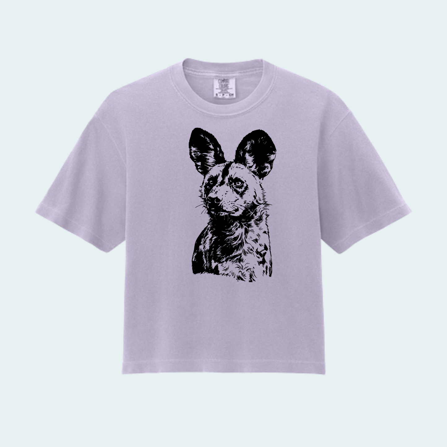 Kalahari African Wild Dog Conservation Trust Fundraiser (Limited Edition for September) Women’s Boxy Crop Tee