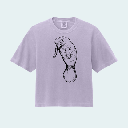 Manatee (Limited Edition for September) Women’s Boxy Crop Tee