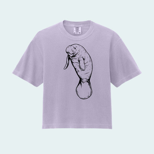 Manatee (Limited Edition for September) Women’s Boxy Crop Tee
