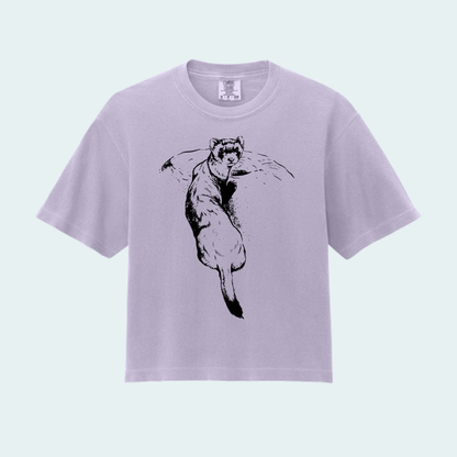 Black Footed Ferret (Limited Edition for September) Women’s Boxy Crop Tee