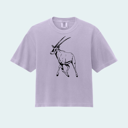 Beisa Oryx (Limited Edition for August) Women’s Boxy Crop Tee