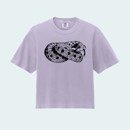 Western Hognose Snake (Limited Edition for August) Women’s Boxy Crop Tee