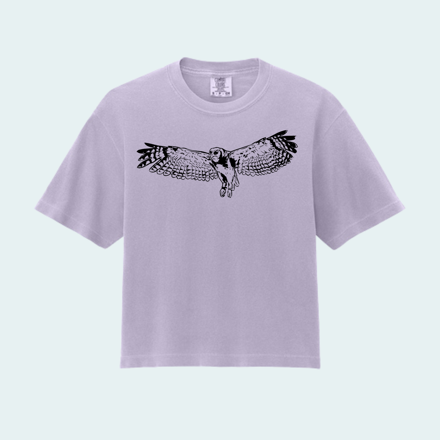 Verreaux's Eagle Owl (Limited Edition for August) Women’s Boxy Crop Tee