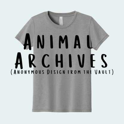 Animal Archives (Anonymous Design from the Vault) Youth Tee