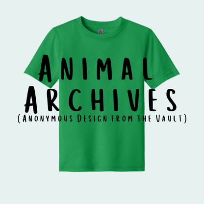 Animal Archives (Anonymous Design from the Vault) Youth Tee
