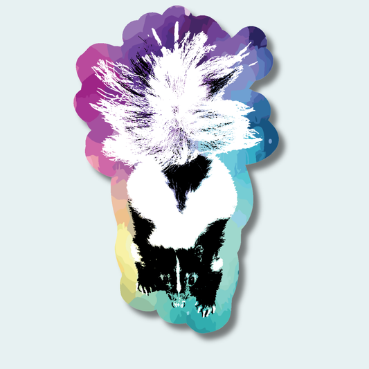 Striped Skunk (Limited Edition for December) 4in Sticker