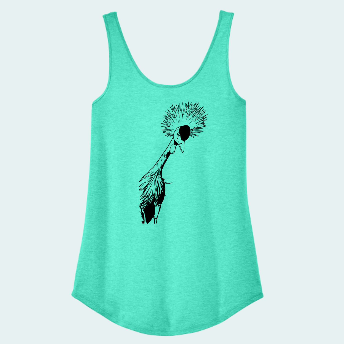 Grey Crowned Crane (Limited Edition for July) Women's Tank