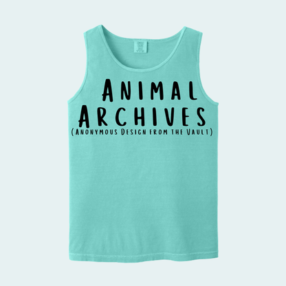 Animal Archives (Anonymous Design from the Vault) Unisex Comfort Color Tank