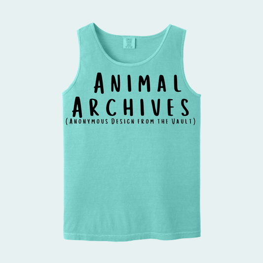 Animal Archives (Anonymous Design from the Vault) Unisex Comfort Color Tank